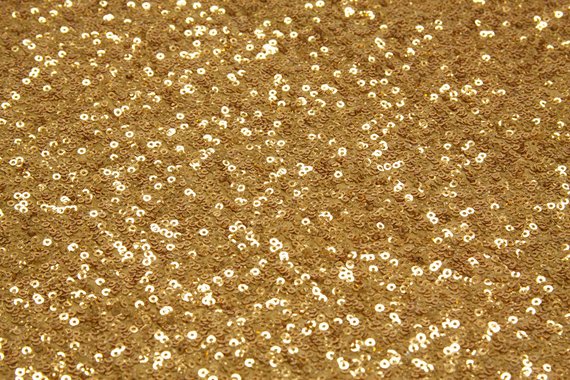1 Yard Gold Glitz Sequin Fabric Sparkly Spangle Mesh for Costumes Decor Crafts 55 Inch Width