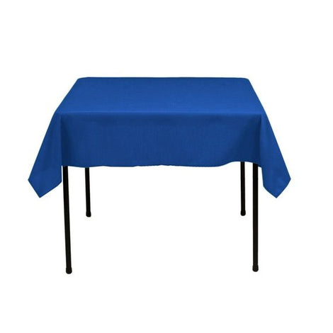 1 Yard Royal Blue Square Tablecloth Washable Polyester for Square or Round Tables 60 Inch Width