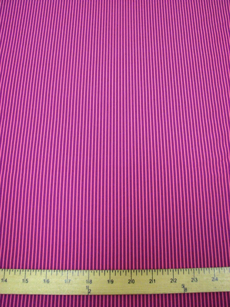 Nylon Spandex Fabric - Medium Weight, 4-Way Stretch, Small Stripes, 58" To 60" Width