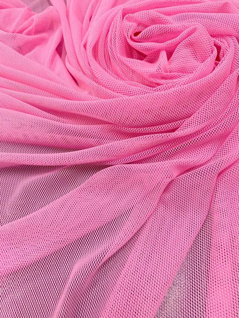 Nylon Spandex Diamond Mesh Fabric - Bright Colors, Diamond Mesh, 58"-60" Width