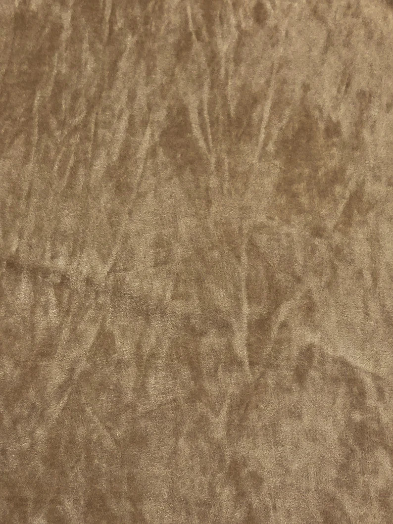 Nylon Spandex Fabric - Camel Soft Suede, Solid, 56" Width