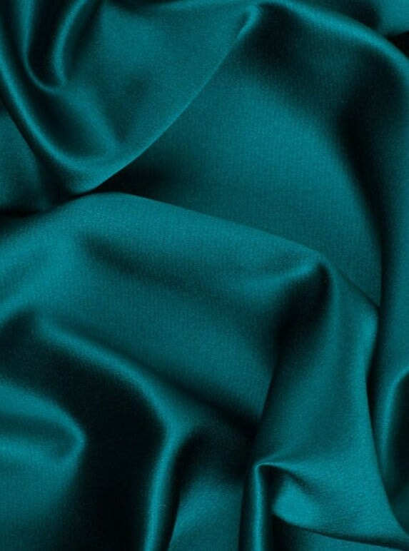 Teal Green Satin