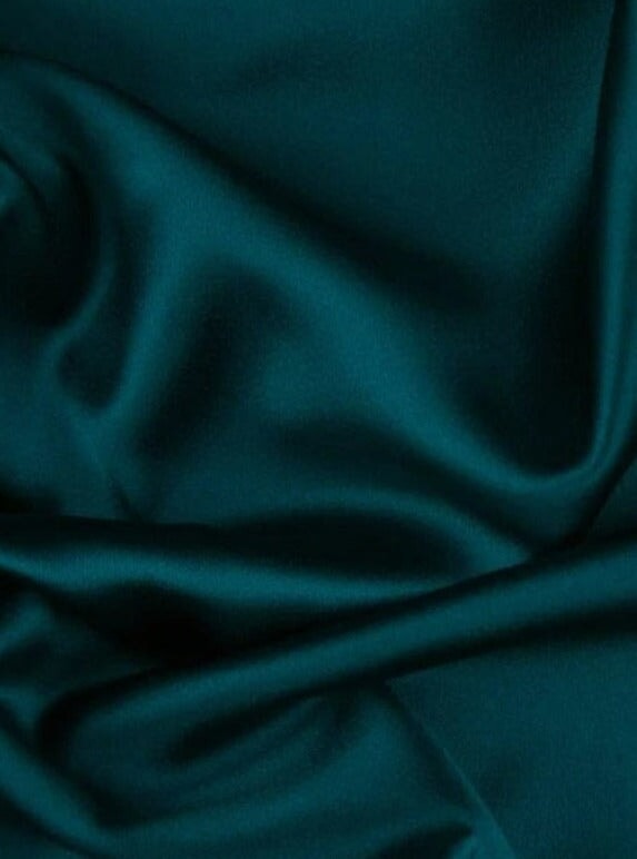 Teal Green Satin