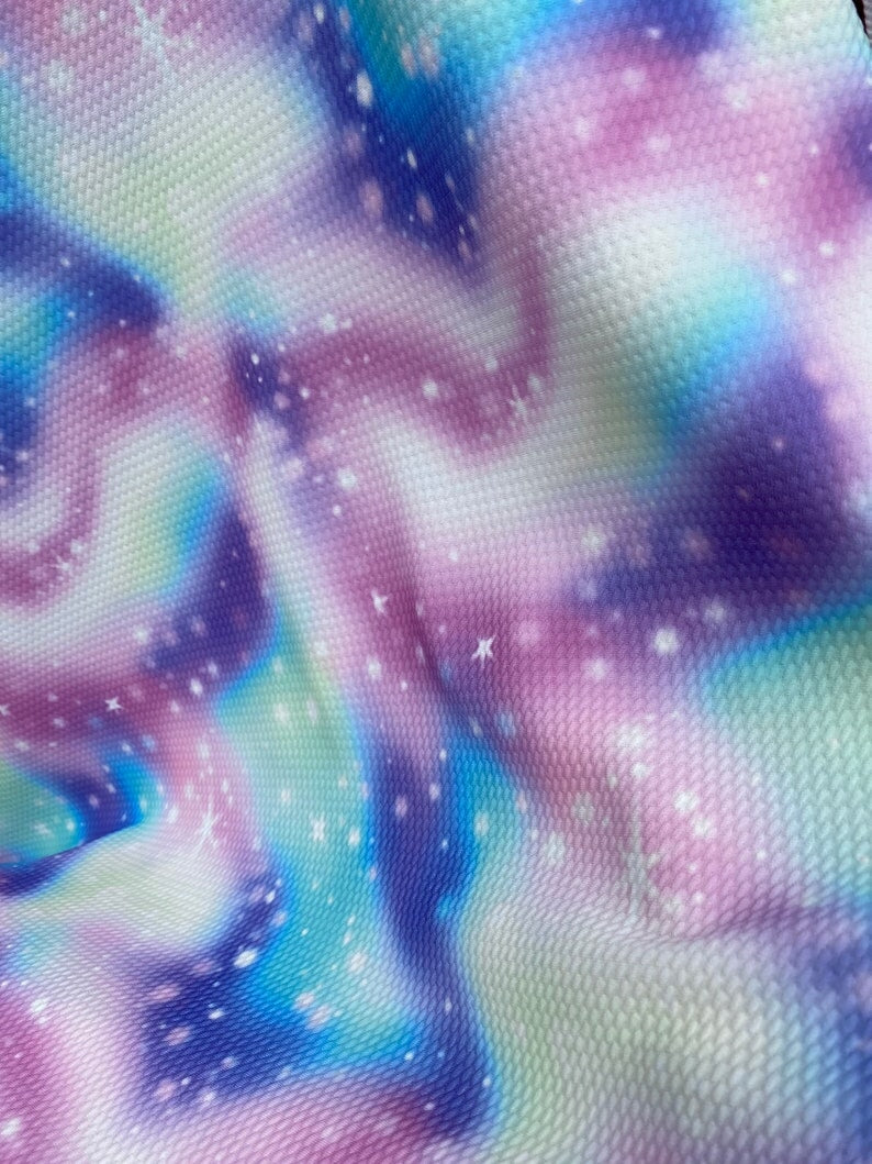 4-Way Stretch Liverpool Knit Rainbow Tie Dye