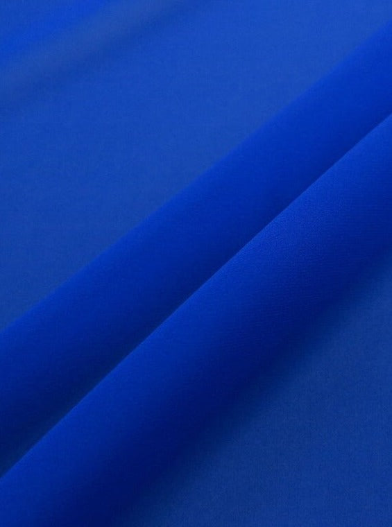 Royal Blue Chiffon