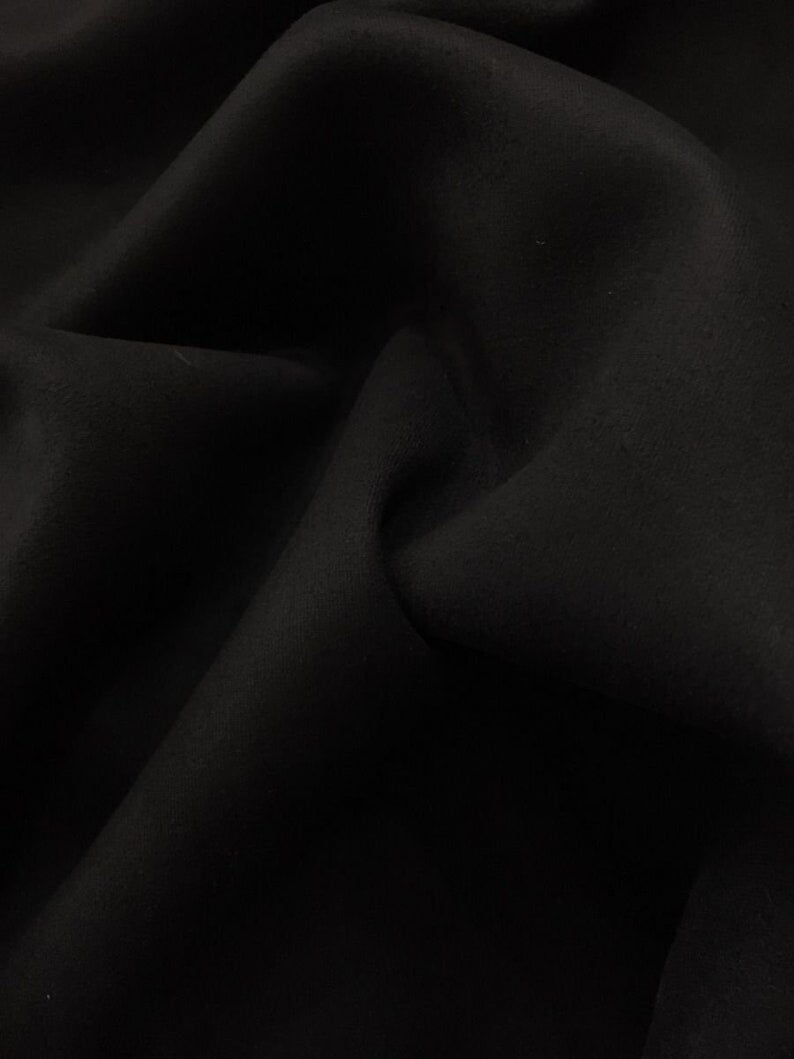 Black Microsuede Faux Suede