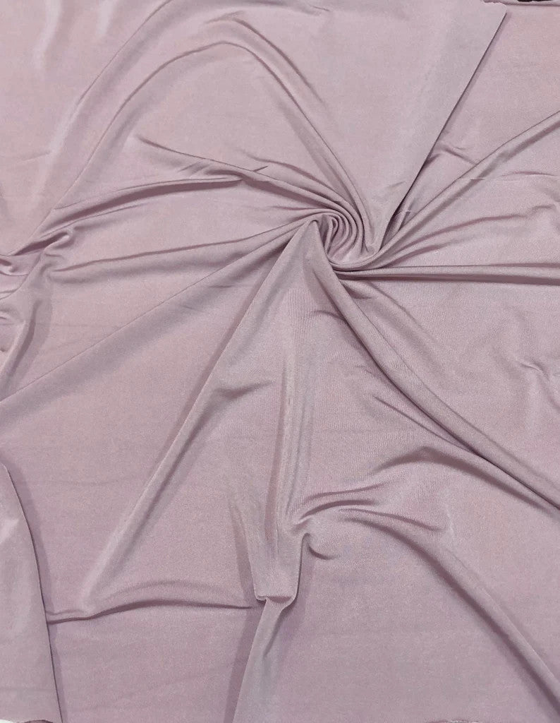 Solid Shiny Venezia Polyester Spandex Fabric - Light Weight, 2-Way Stretch, 58" Width
