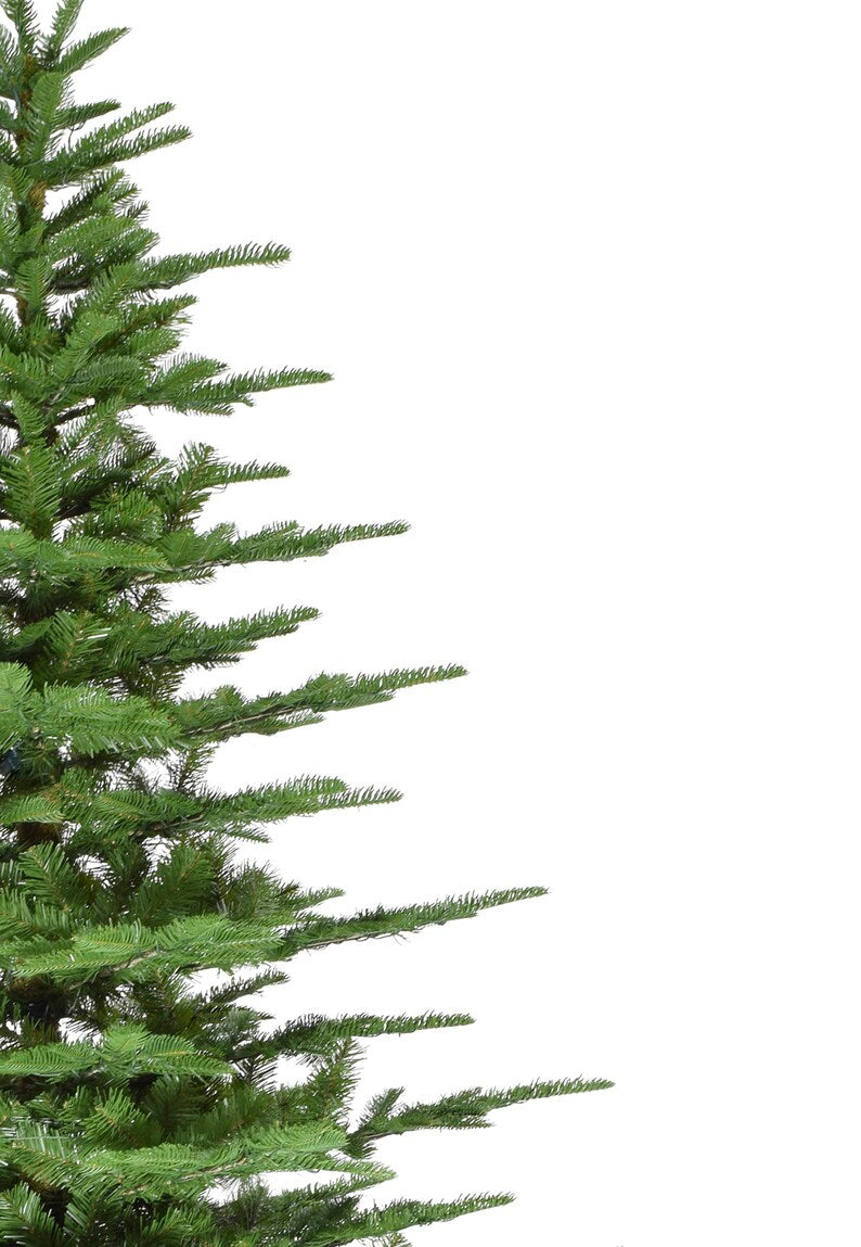 6.5' TREE, 956 TIPS, METAL STAND, 52" DIA