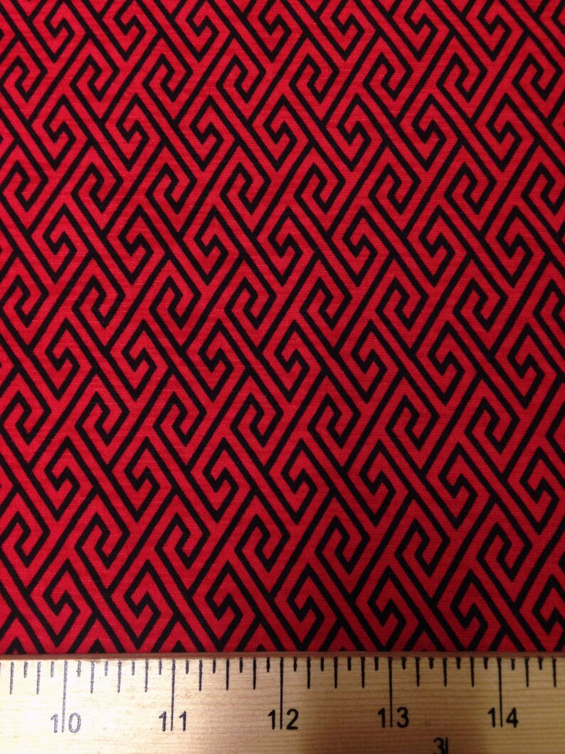 Diamond Geometric Interlocking Pattern Stretch Bulgari Jersey Polyester Spandex Fabric - Black, White Diamond Geometric Pattern, 58"-60" Width