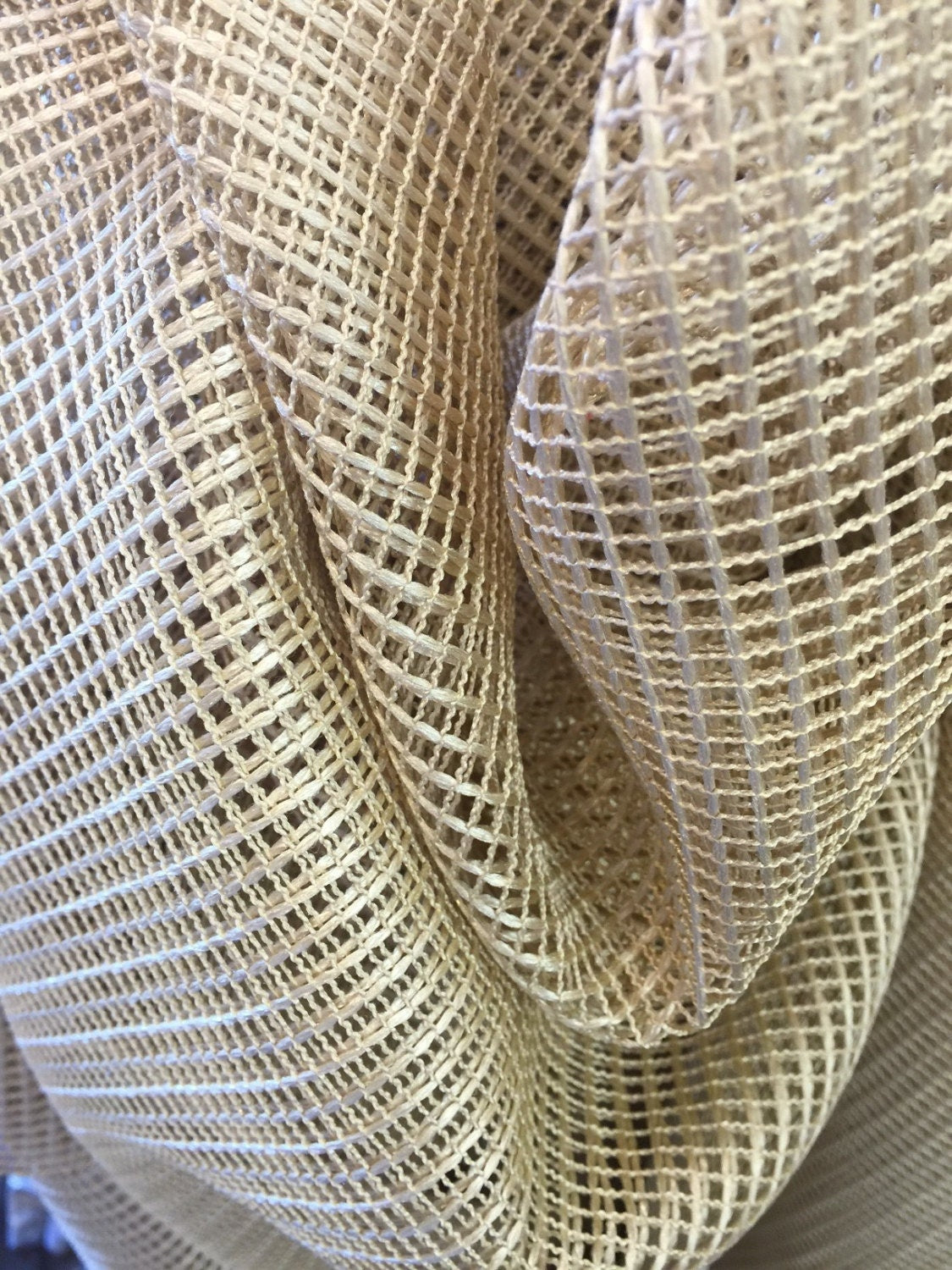 Nylon Matte Gold Mesh Fish Net