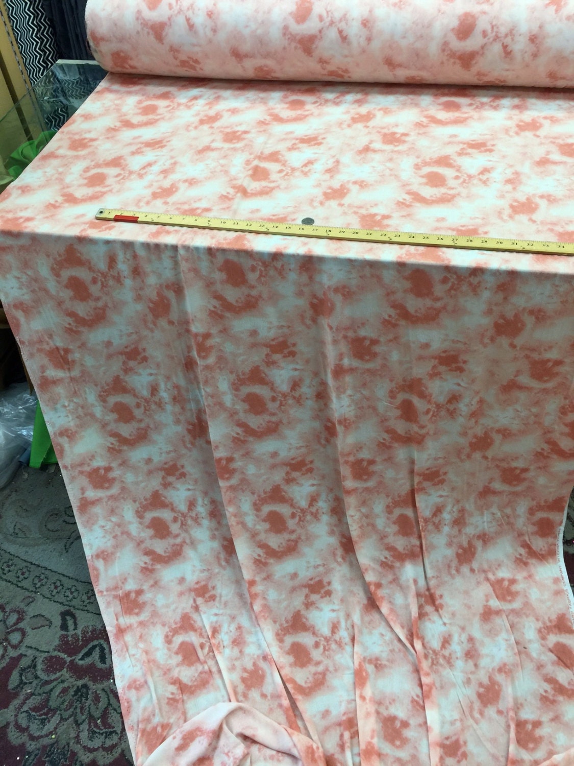 Rayon Crepon Blush Peach Fabric