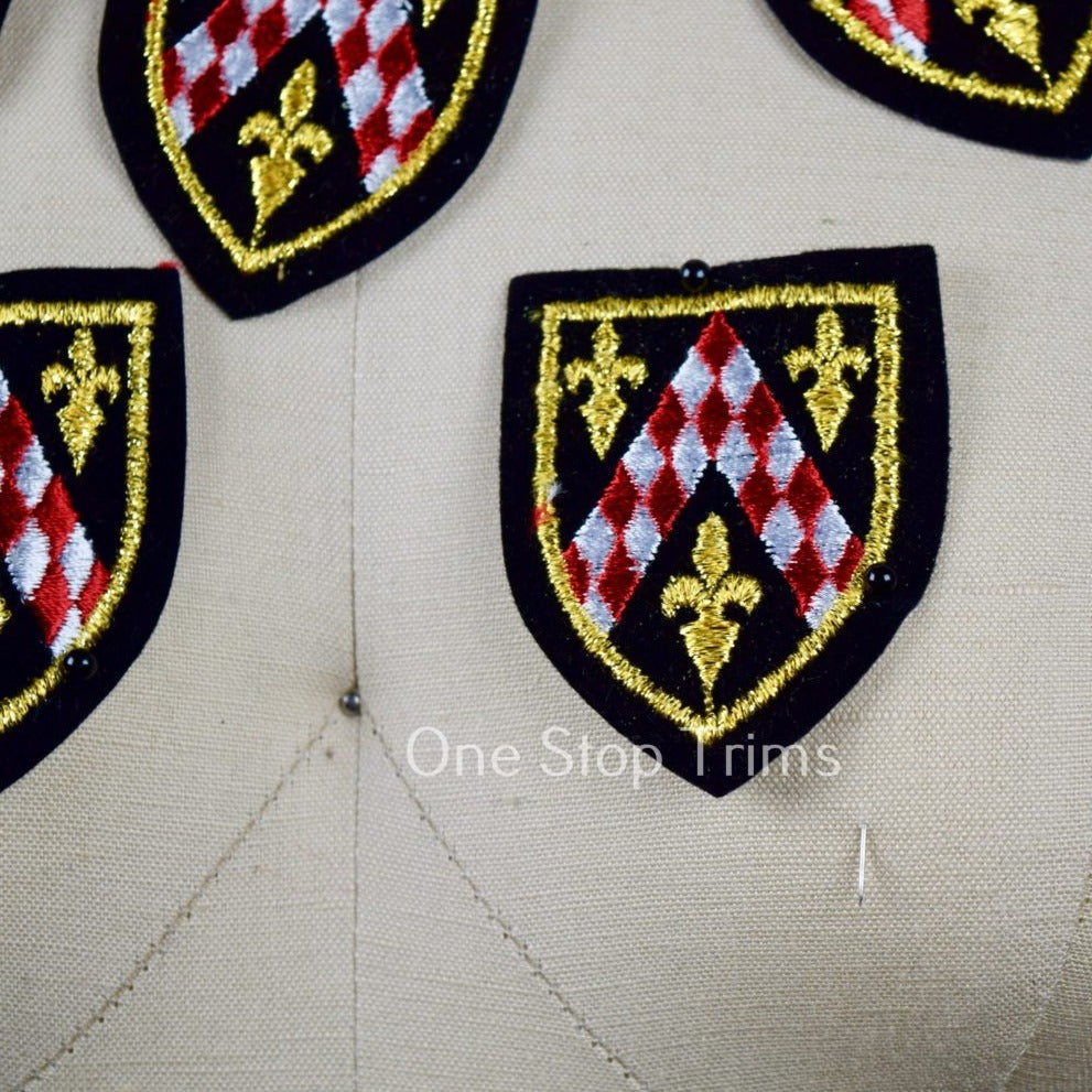 Embroidered Crest Iron-On Patch