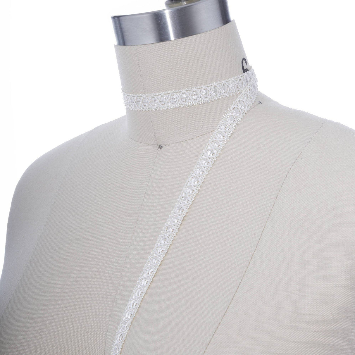 Gimp Trim Ivory Rayon Ribbon