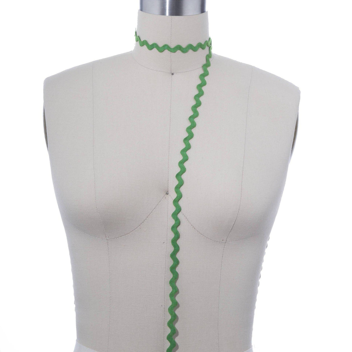 Ric Rac Trim Christmas Green
