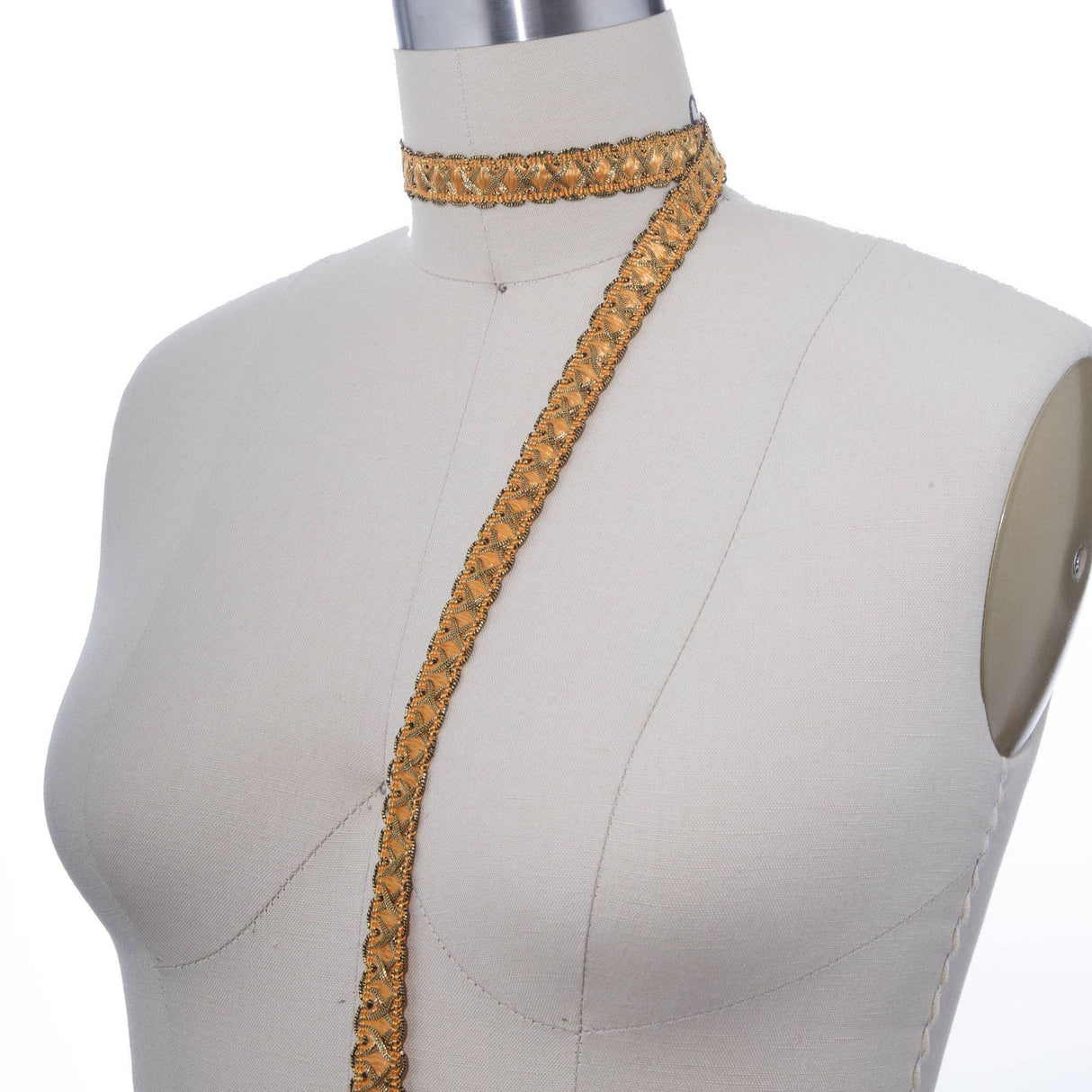 Gimp Braid Trim Cantaloupe Peach Gold 5/8"
