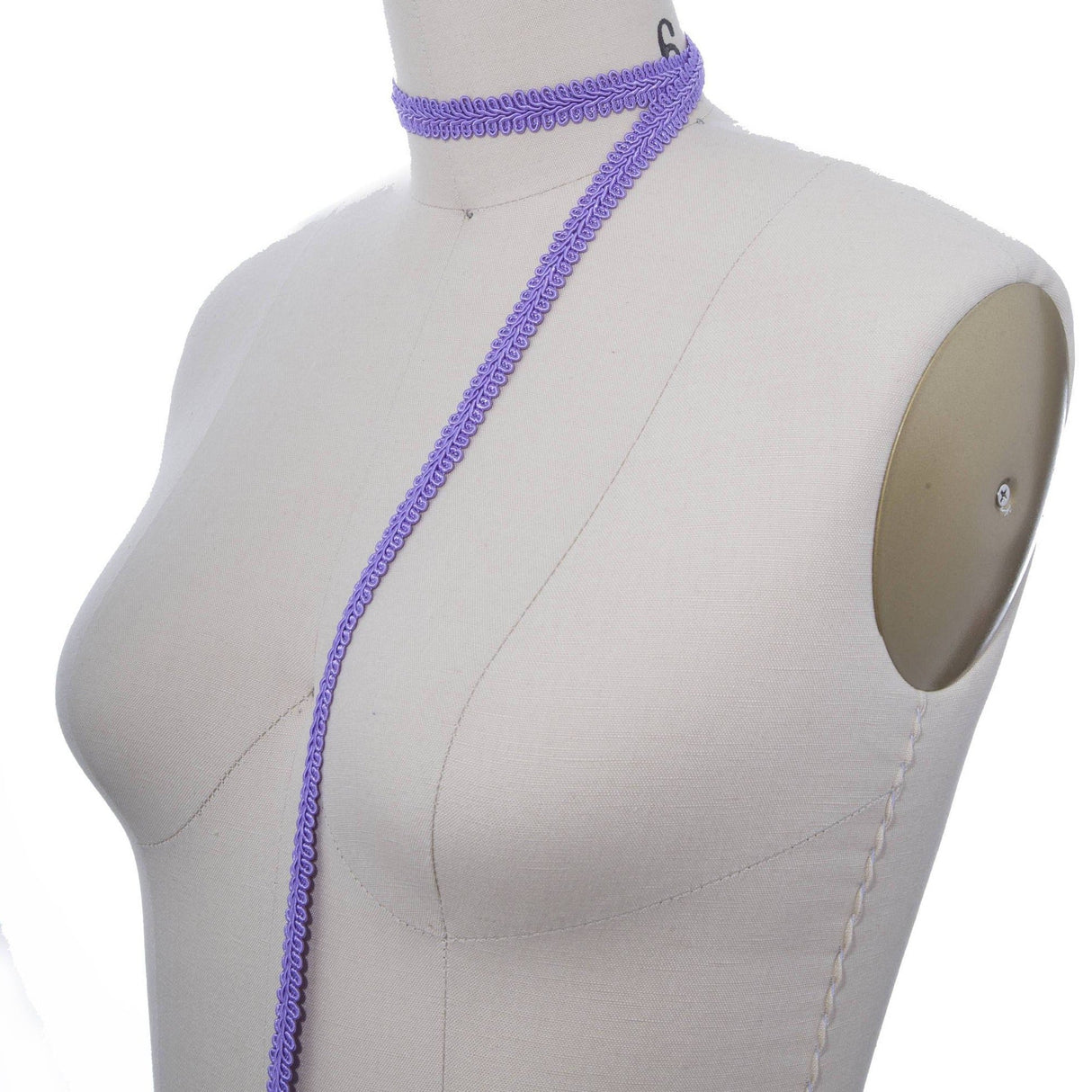 Gimp Trim Lavender Braided 5/8 Inch