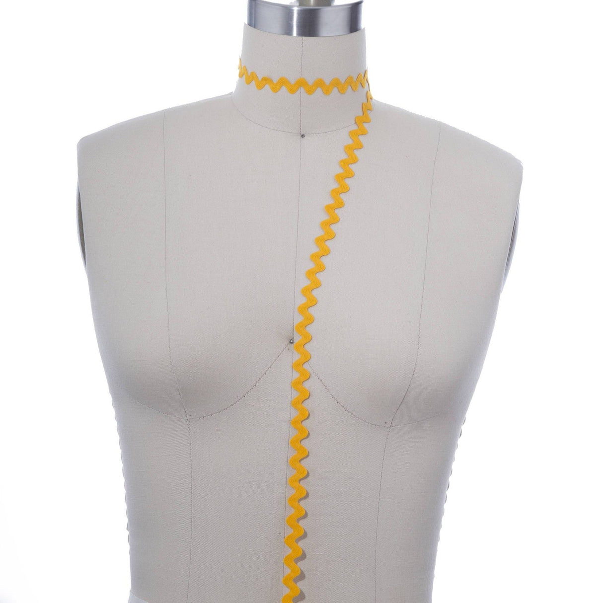 Ric Rac Trim Bright Yellow 8mm