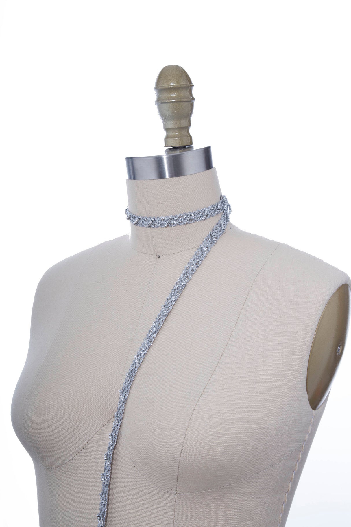Beaded Gimp Trim Gold 5/8 Inch