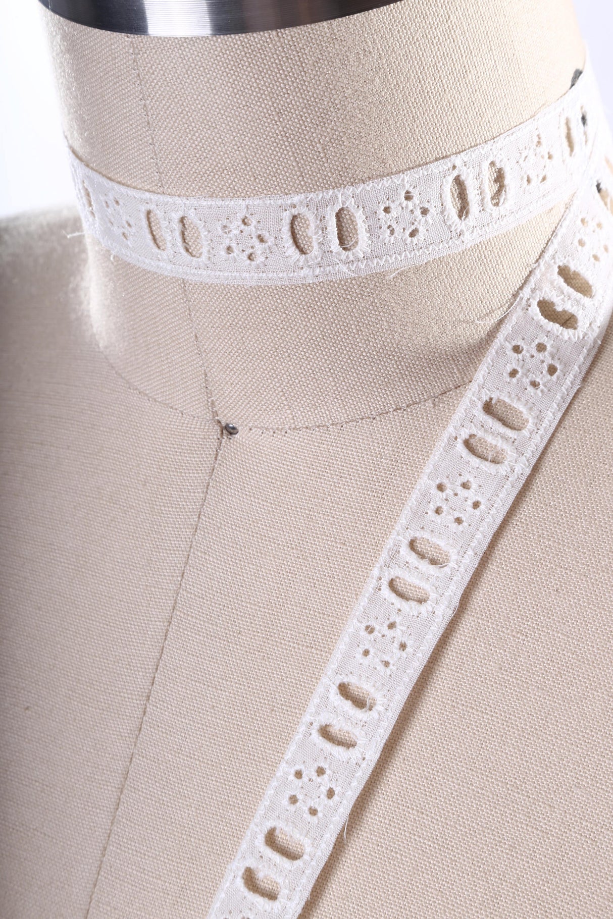 Eyelet Lace Cotton Embroidery 3/4"