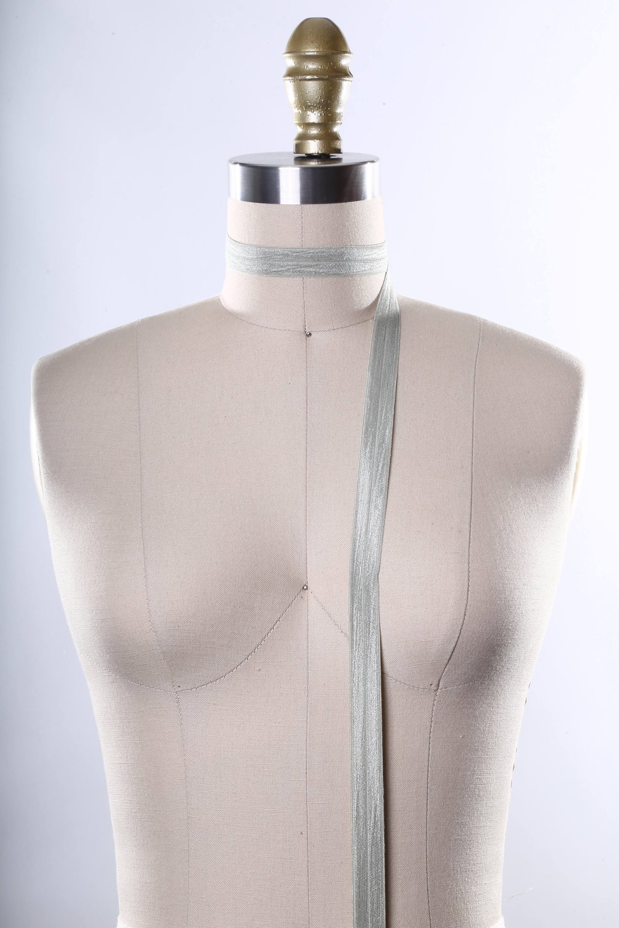 Fold Over Elastic Trim 5/8" Sage Green