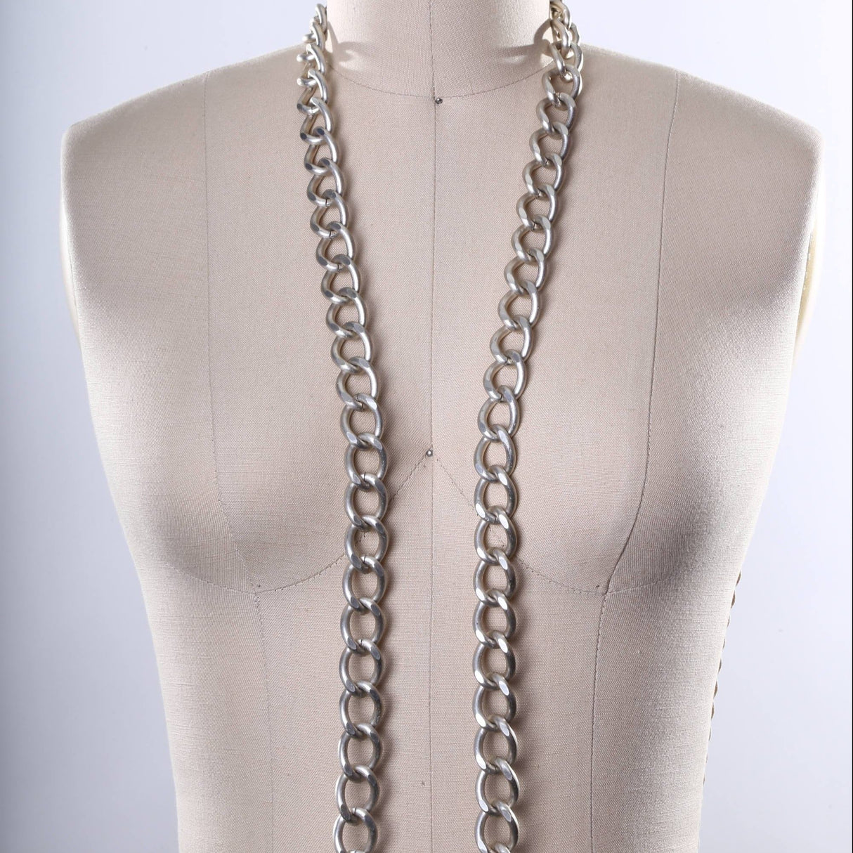 Chain Trim Silver Nickel Aluminium 20mm