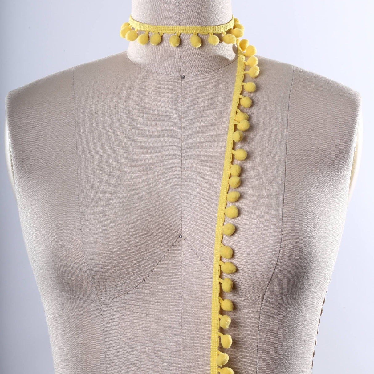 Pom Pom Trim Laguna Yellow Mini
