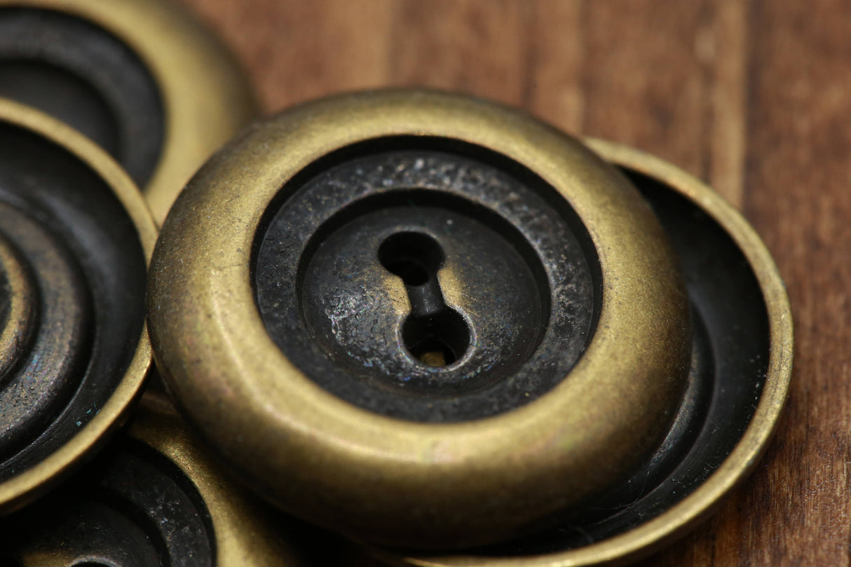 Bronze Metal Two-Hole Button 36L