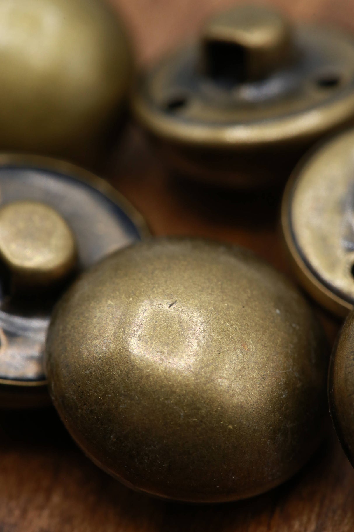 Metal Shank Button Bronze Dome