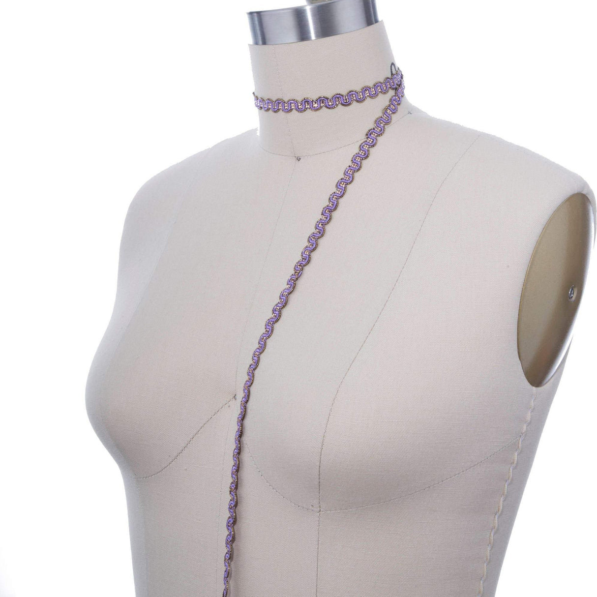 Gimp Trim Purple Gold 3/8"