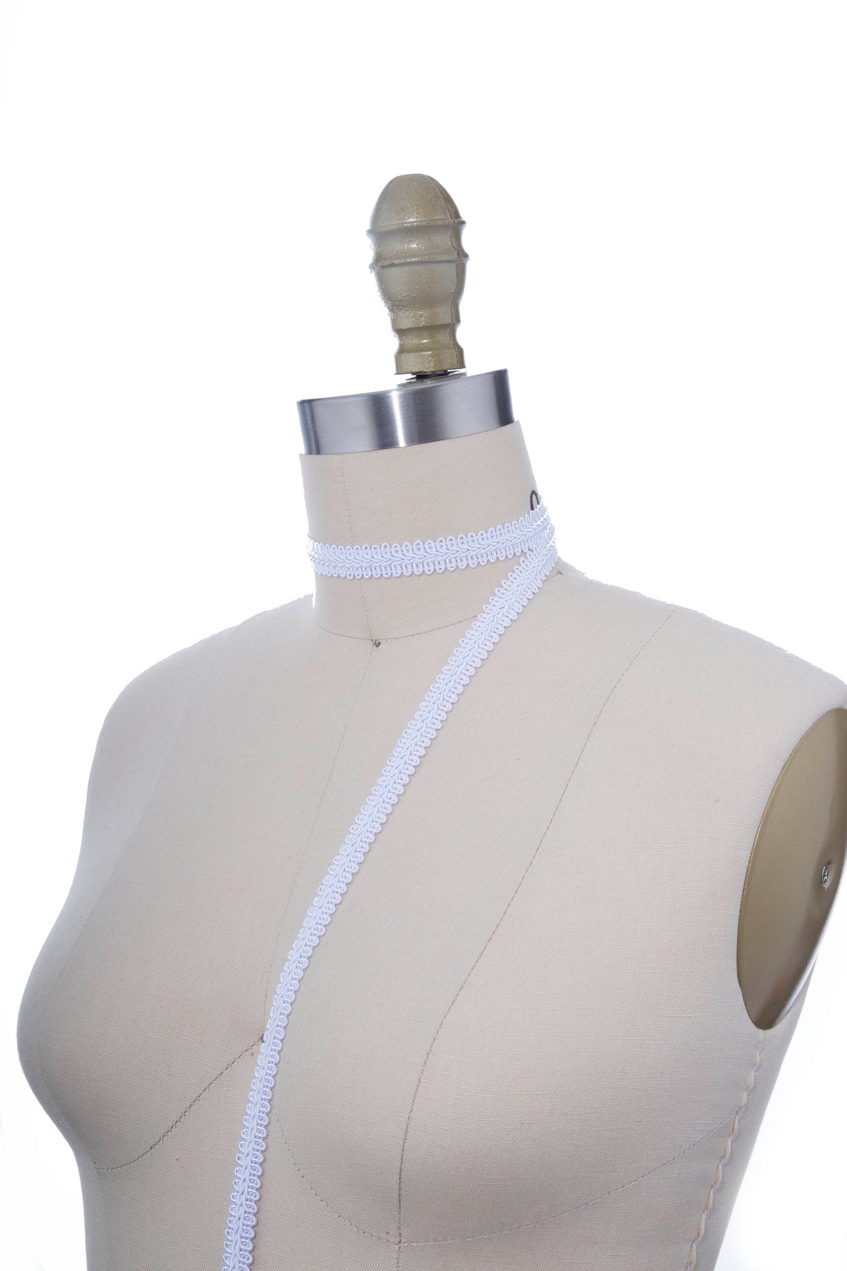 Gimp Braid Trim White Ivory 5/8 Inch