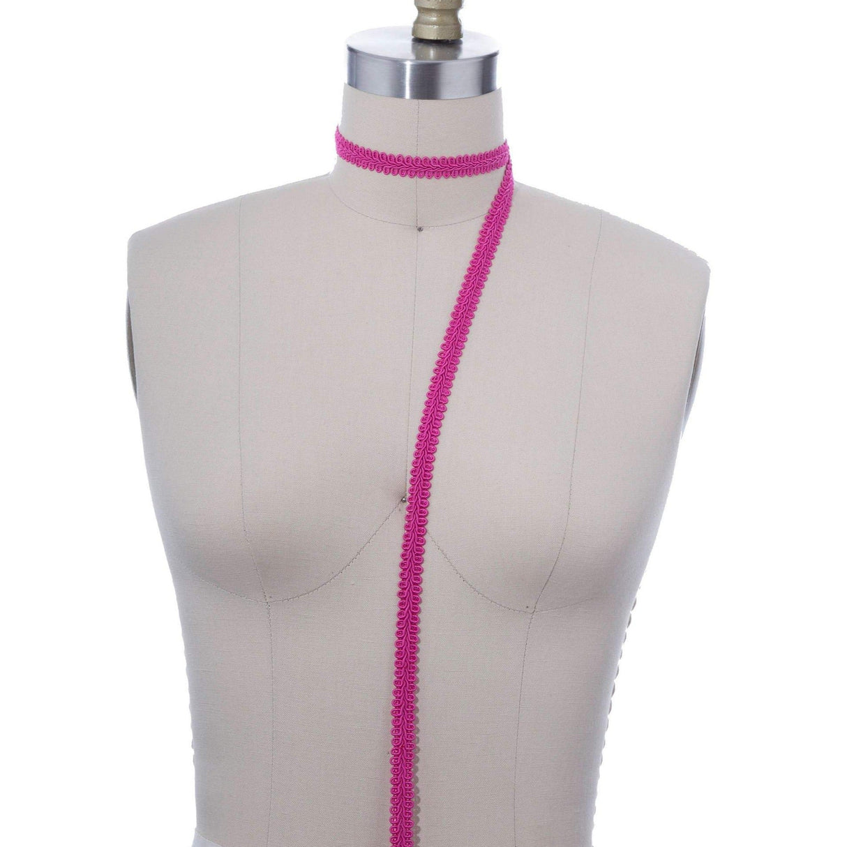 Gimp Trim Magenta French Braided 5/8"