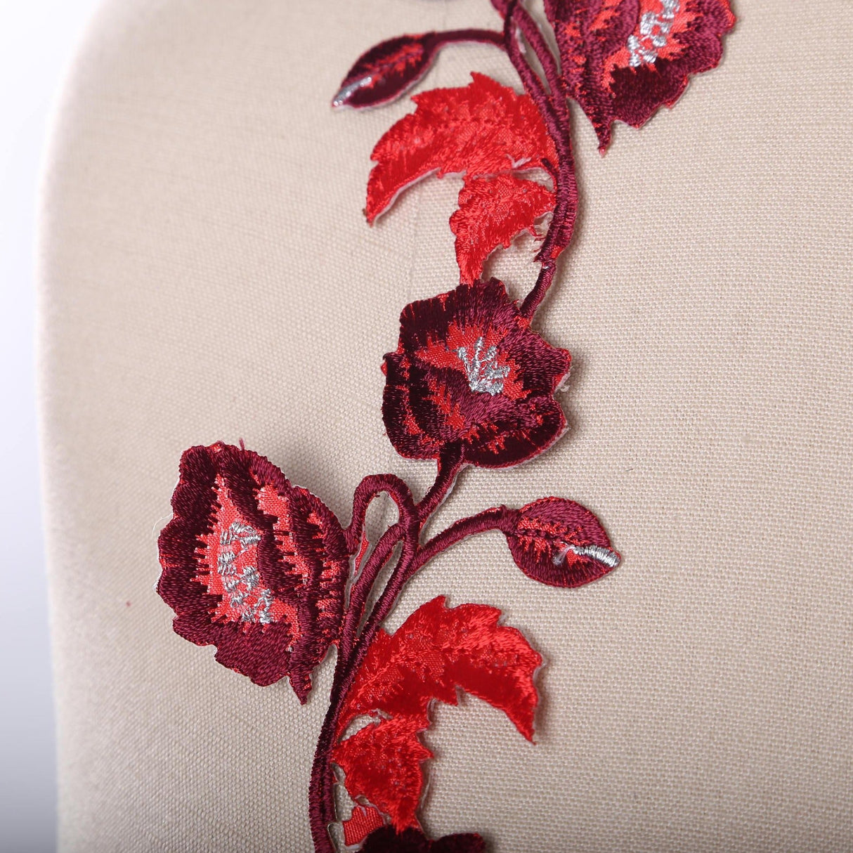 Iron-On Flower Patch Appliques