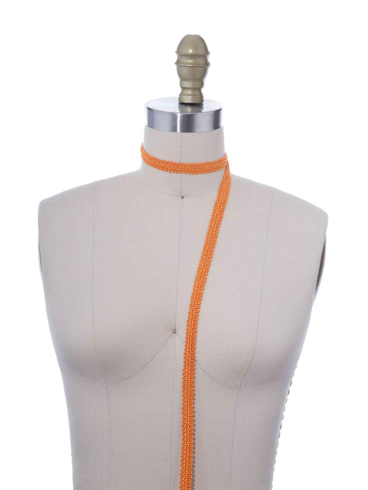 Gimp Trim Orange Braided 5/8"