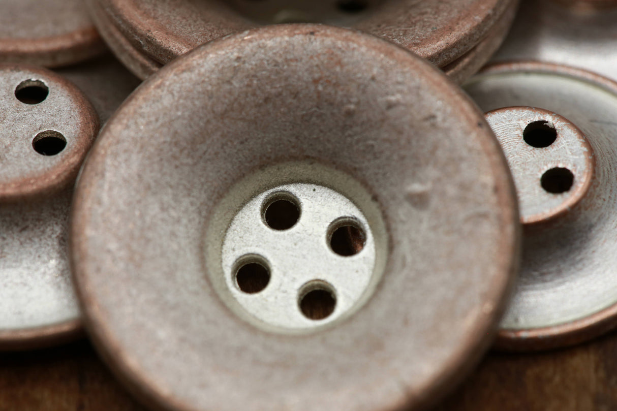 Metal Bronze Four-Hole Button