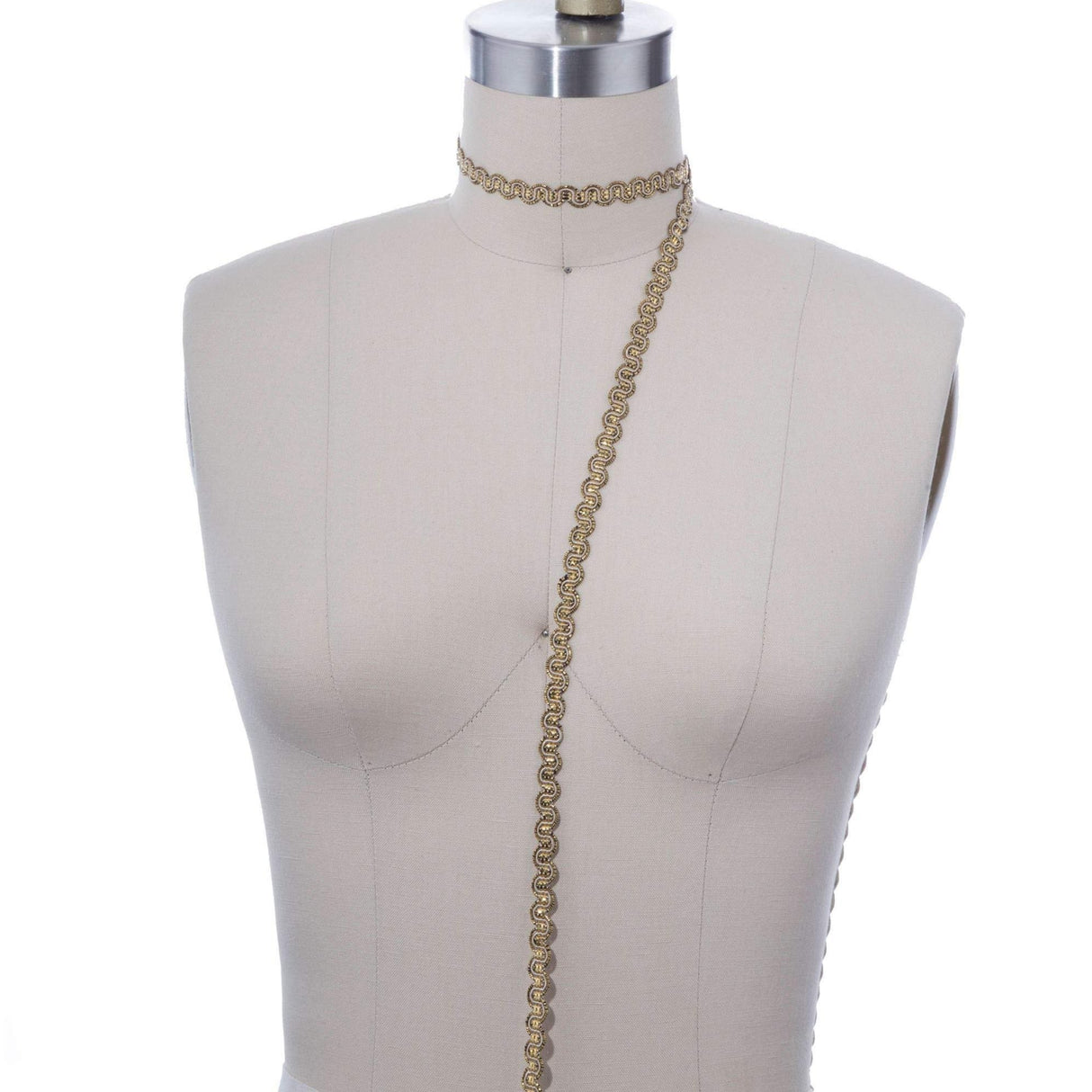 Gimp Trim Beige Gold 3/8 Inch