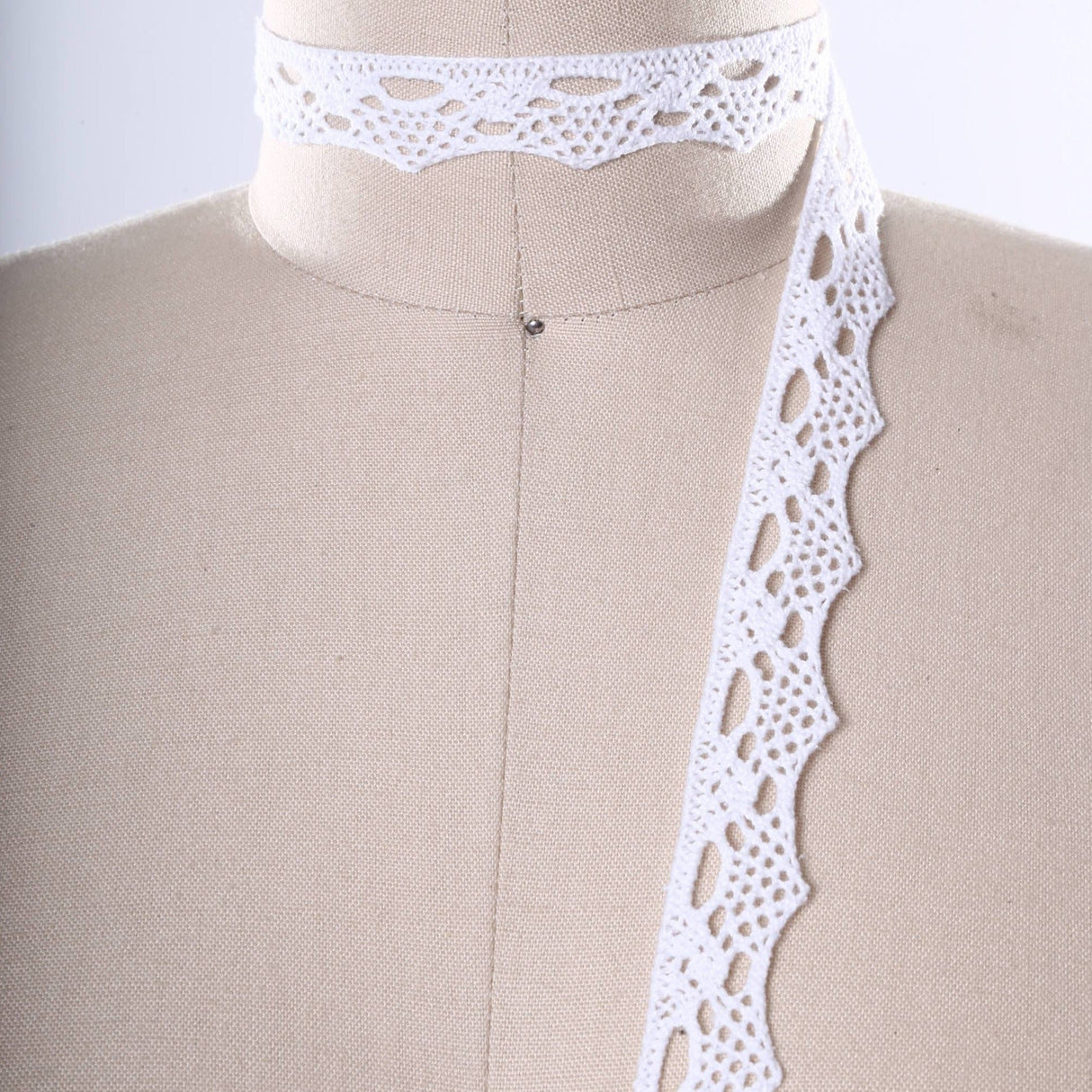 Cotton Cluny Lace Trim White 3/4"