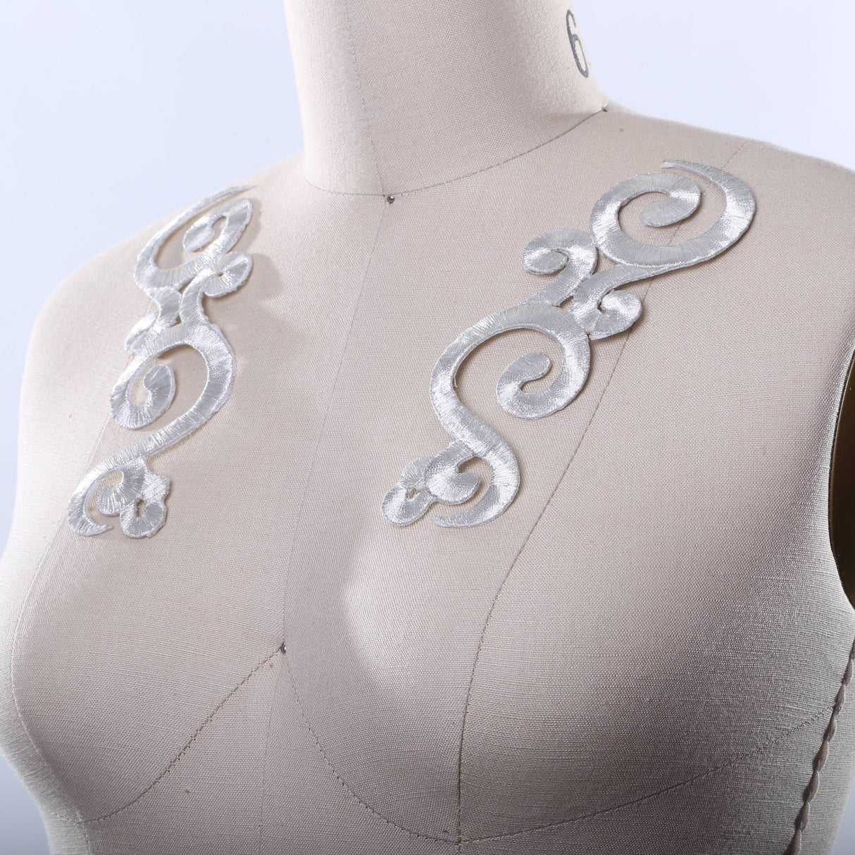 Embroidery Applique Swirled Design Patch