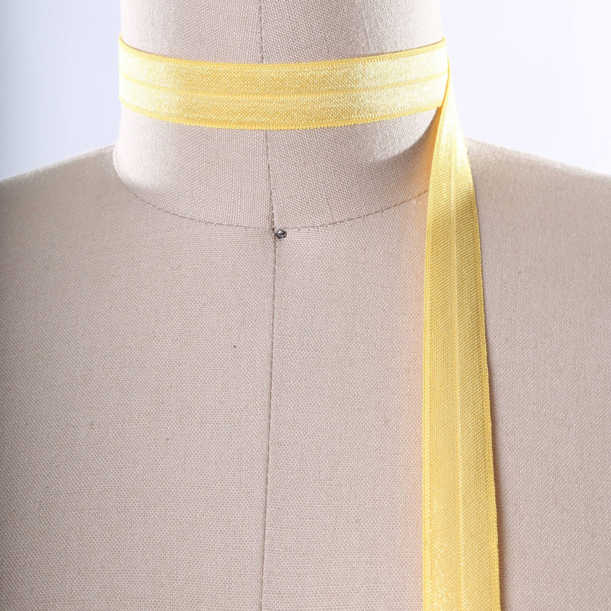 Fold Over Elastic Pollen Yellow 5/8 Inch