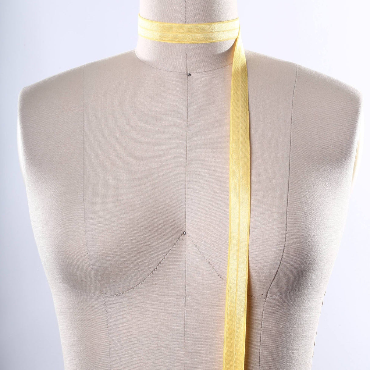 Fold Over Elastic Pollen Yellow 5/8 Inch