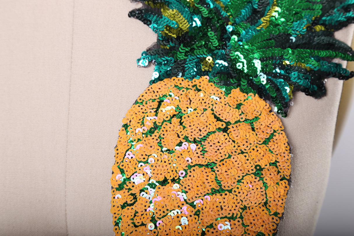 Pineapple Sequin Iron-On Patch