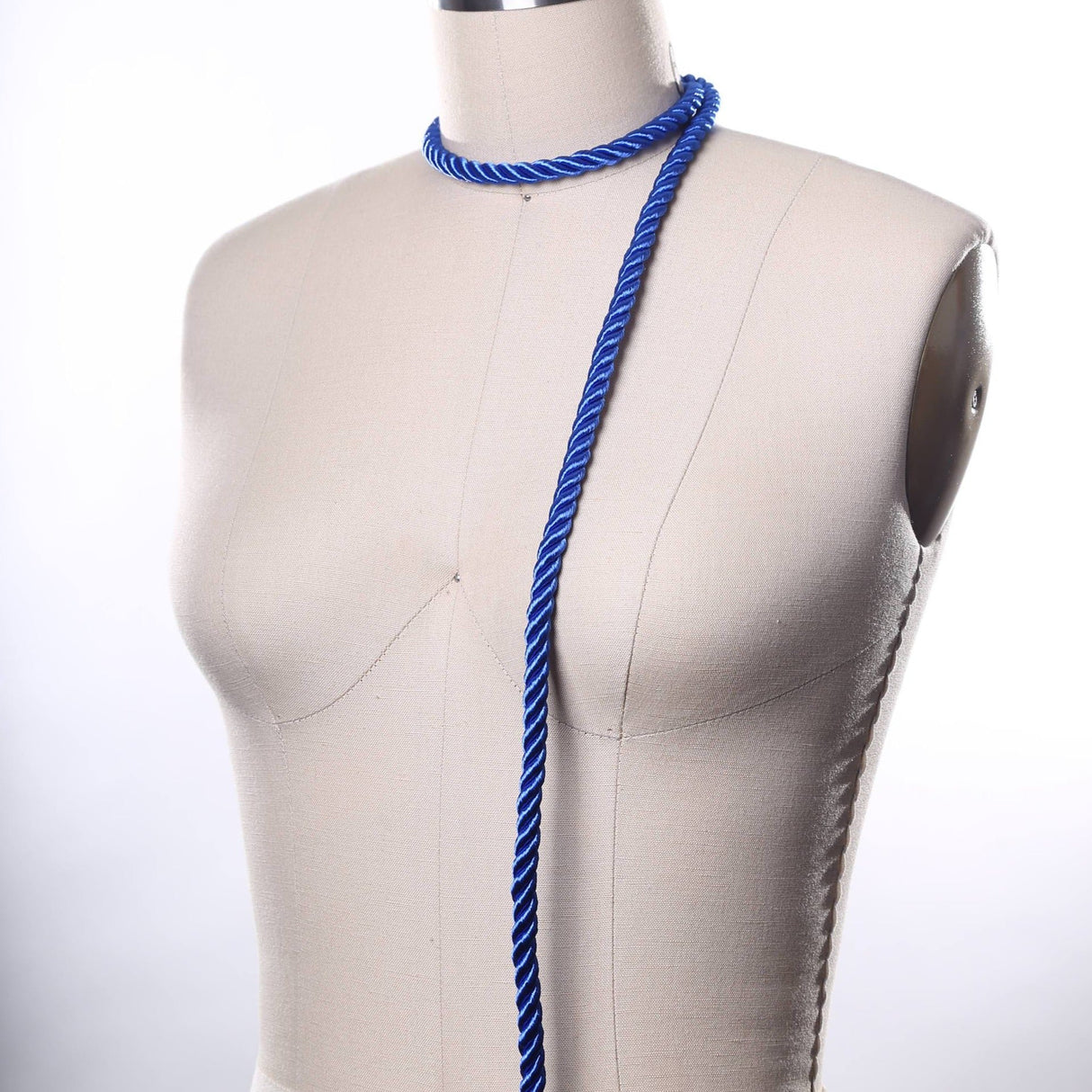 Satin Rope Trim Royal Blue 7mm
