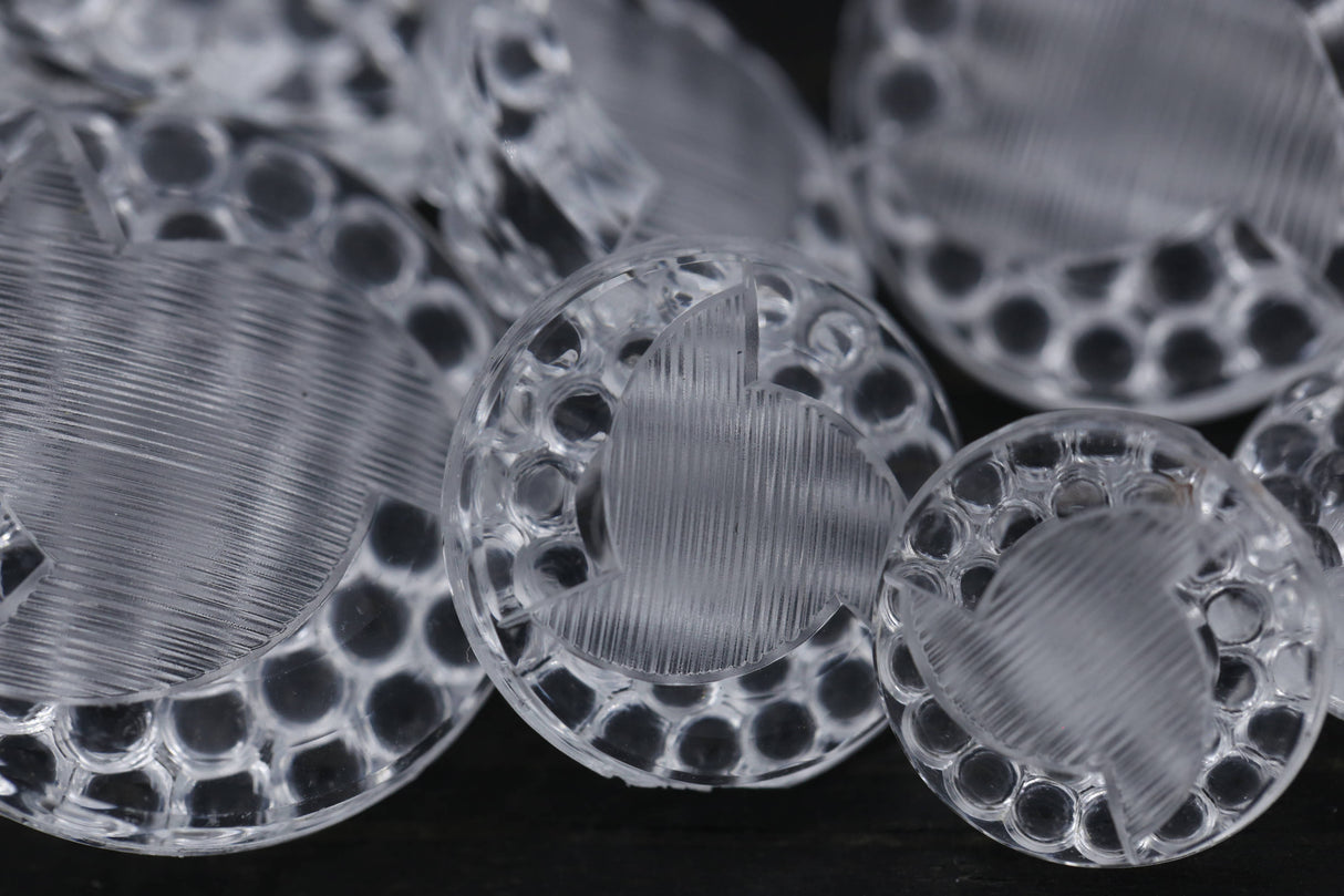 Clear Plastic Shank Button