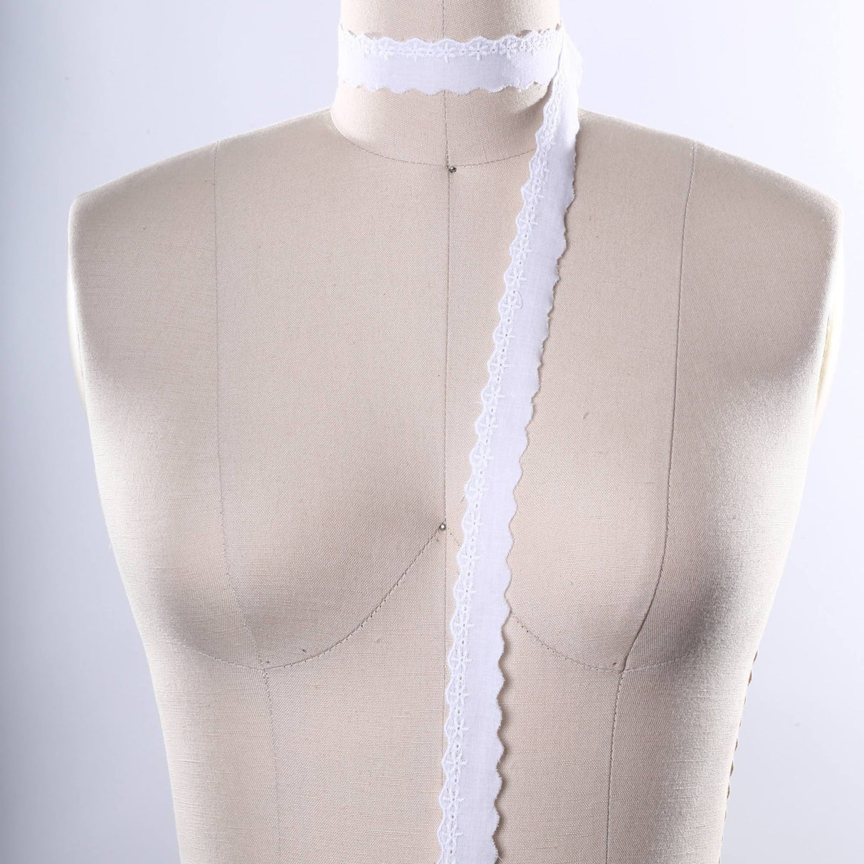 Cotton Lace Trim White Eyelet