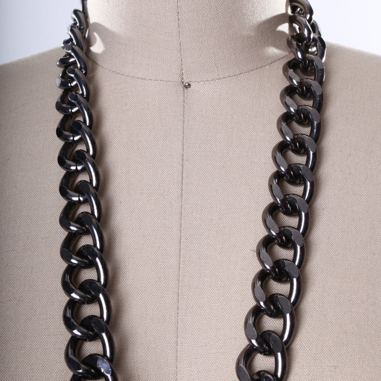 Fashion Chain Gunmetal Aluminum 20mm