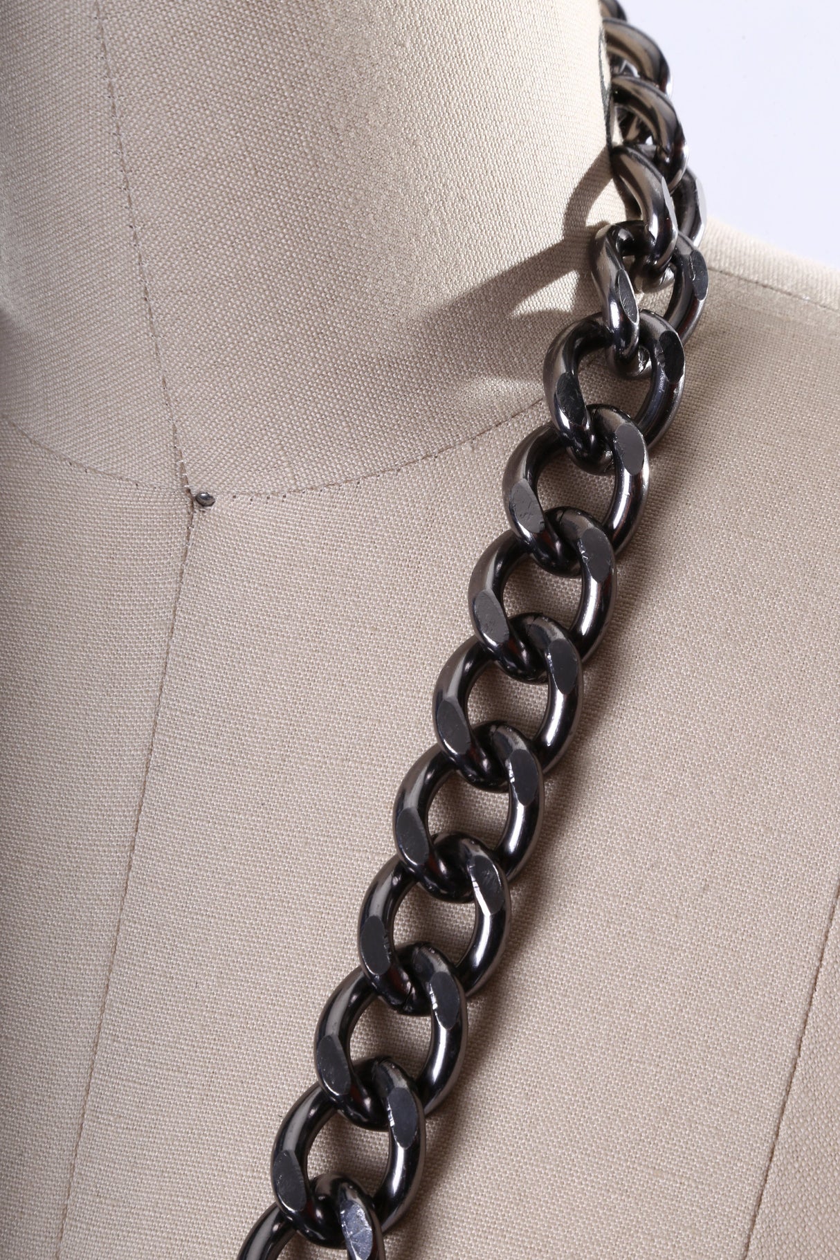 Fashion Chain Gunmetal Aluminum 20mm