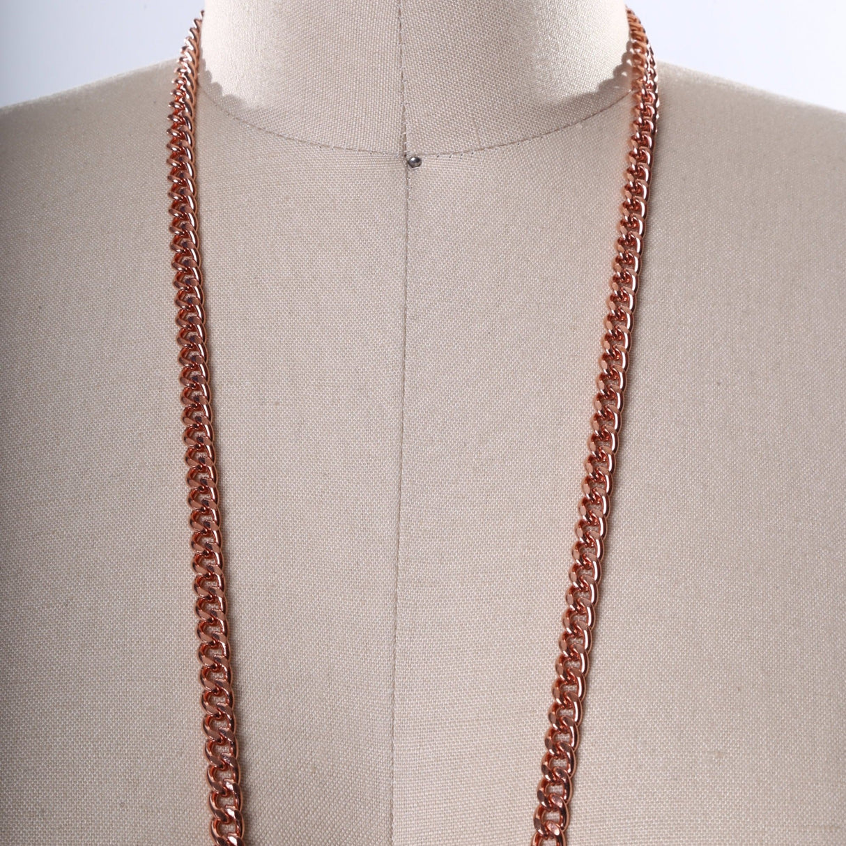 Metal Jewelry Chain Trim 6mm Rose Gold