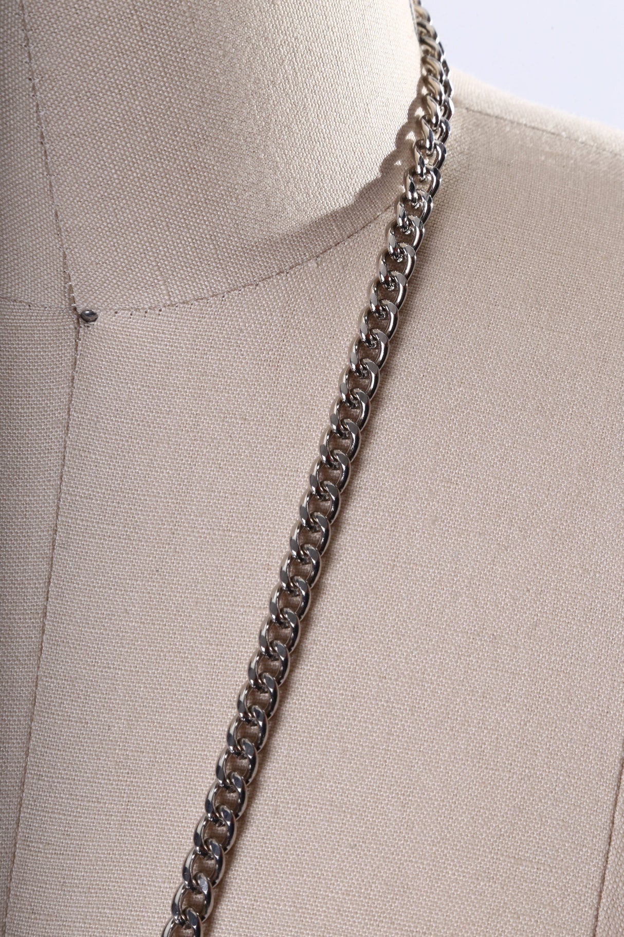 Metal Chain Trim 6mm Silver