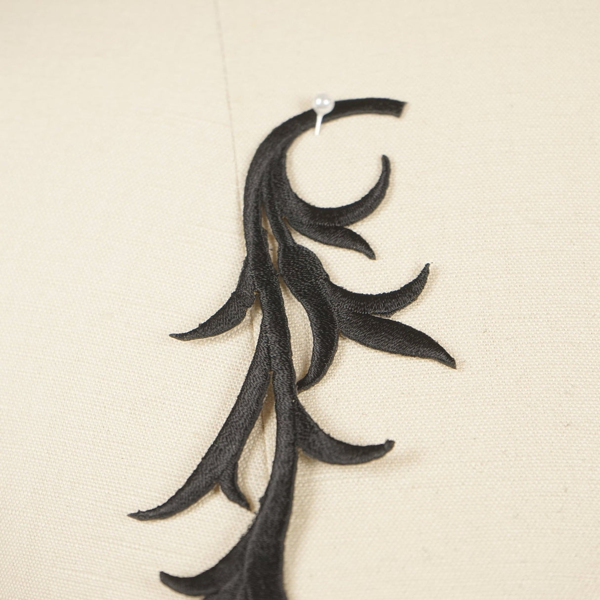 Leaf Embroidery Patch Pair