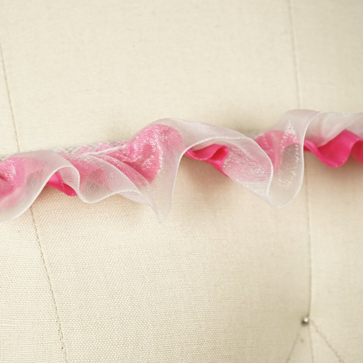 Ruffled Satin Lace Trim