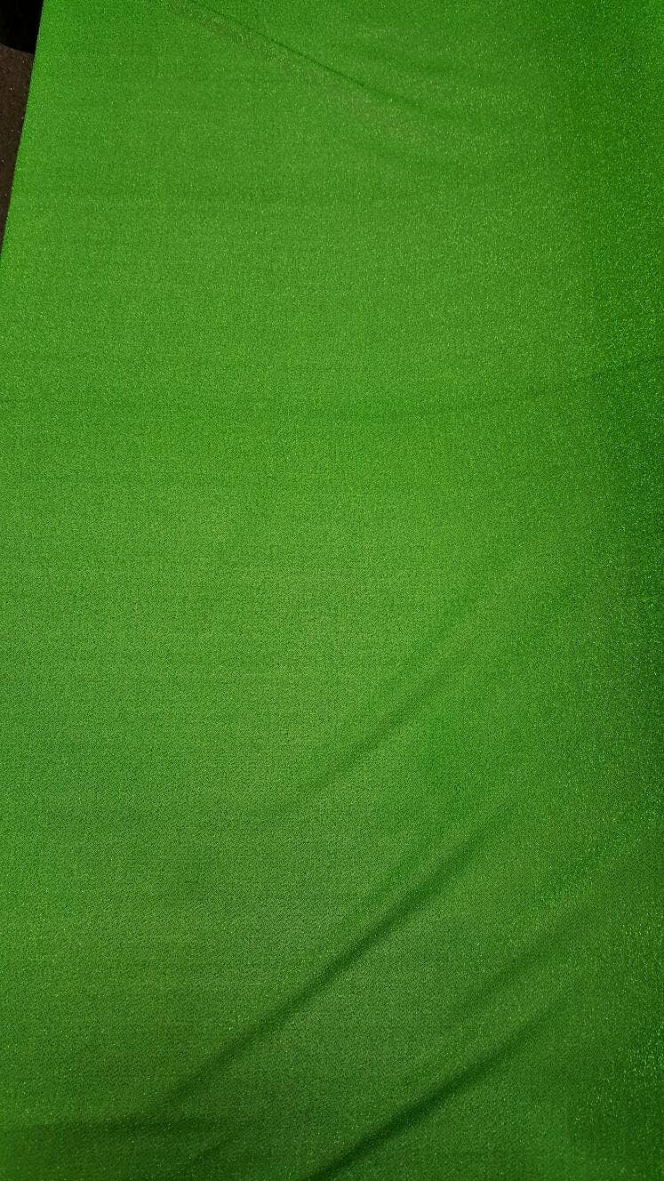 Stretch Lame Sparkly Green Fabric